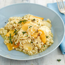 Graupenrisotto mit Steckrübengemüse Graupenrisotto mit Steckrübengemüse