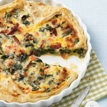 Spinat-Blätterteig-Quiche