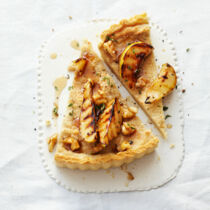 Tarte mit Birnen und Nusskäse Tarte mit Birnen und Nusskäse