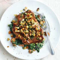 Roastbeef-Steaks mit Ziegenkäse