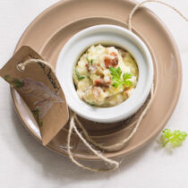 Petersilienwurzelpüree mit Maronen