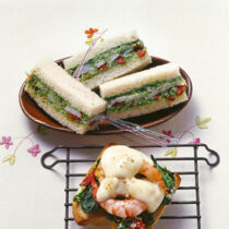 Spinatcreme-Sandwich Spinatcreme-Sandwich