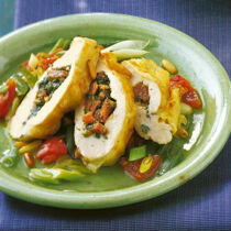 Gratinierte Hühnerbrüstchen Gratinierte Hühnerbrüstchen