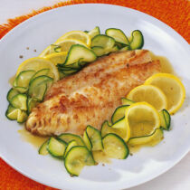 Rotbarsch mit Zitronen-Zucchini