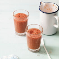 Himbeer-Gazpacho-Shots Himbeer-Gazpacho-Shots