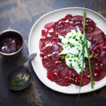 Rote-Bete-Carpaccio