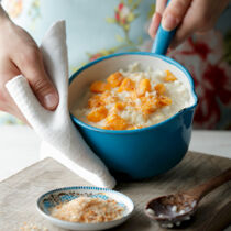 Kokos-Milchreis mit Mango Kokos-Milchreis mit Mango