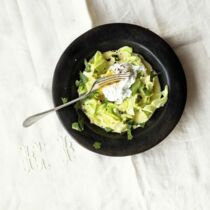 Spitzkohl in Safran-Senf-Sahne Spitzkohl in Safran-Senf-Sahne