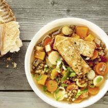 Linseneintopf mit Wintergemüse Linseneintopf mit Wintergemüse