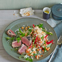 Kichererbsen-Reis-Salat mit Thunfisch Kichererbsen-Reis-Salat mit Thunfisch