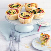 Filotörtchen mit Lachs Filotörtchen mit Lachs