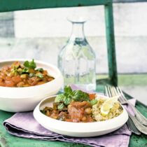 Gemüse-Tajine mit Couscous