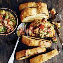 Auberginensalat aus dem Ofen Auberginensalat aus dem Ofen