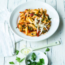 Penne all’arrabbiata Penne all’arrabbiata