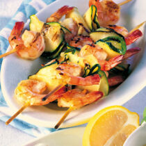 Garnelen-Zucchini-Spieße