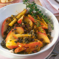 Currylinsen mit Apfel Currylinsen mit Apfel