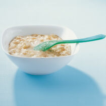 Grießbrei mit Banane Grießbrei mit Banane