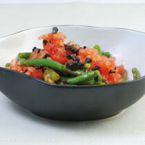 Lauwarmer Bohnensalat Lauwarmer Bohnensalat