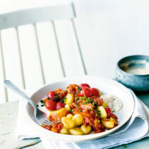 Kimchi-Gnocchi mit Joghurt-Dip Kimchi-Gnocchi mit Joghurt-Dip