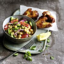 Würziger Kichererbsensalat