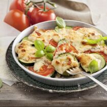 Zucchini-Tomaten-Lasagne Zucchini-Tomaten-Lasagne