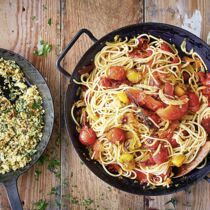 Pasta mit Ofentomaten-Sugo