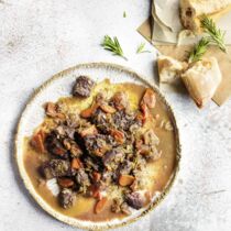 Rinderragout mit Orange Rinderragout mit Orange