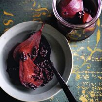 Birnen mit Holunderbeeren Birnen mit Holunderbeeren