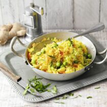 Gebratener Kurkumareis