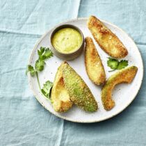 Avocado-Wedges mit Dip Avocado-Wedges mit Dip