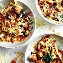 Pasta mit Hackbällchen Pasta mit Hackbällchen