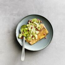 Fischfilet mit Zuckerhutsalat Fischfilet mit Zuckerhutsalat