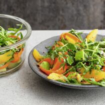 Orangensalat mit Rucola