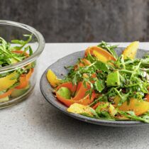 Orangensalat mit Rucola Orangensalat mit Rucola