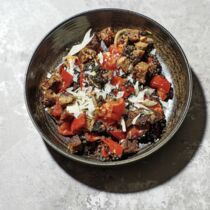 Brotsalat aus dem Ofen Brotsalat aus dem Ofen