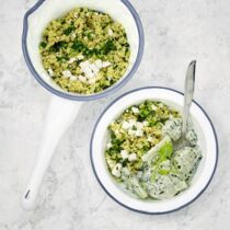 Hirsotto mit Kohlrabi