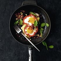 Röstbrot mit Paprika-Spiegelei