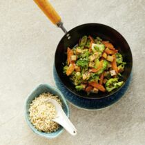 Gemüse-Tofu-Pfanne Gemüse-Tofu-Pfanne