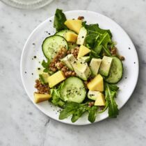 Linsensalat mit Mango