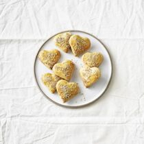 Ingwer-Sesam-Herzen Ingwer-Sesam-Herzen