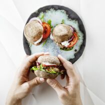 Portobello-Burger Portobello-Burger