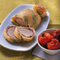 Filet im Salbei-Blätterteig