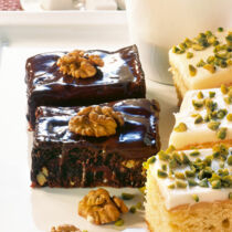 Brownies mit Schokoguss Brownies mit Schokoguss