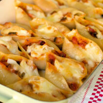 Gratinierte Ratatouille-Muscheln