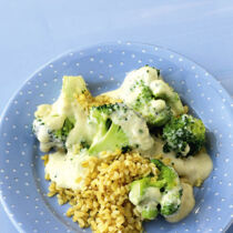 Bulgur mit grüner Sauce