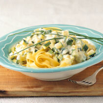 Tagliatelle mit Forelle