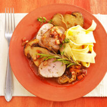 Schweinefilet mit Waldpilzen