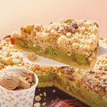 Stachelbeer-Krümelkuchen Stachelbeer-Krümelkuchen