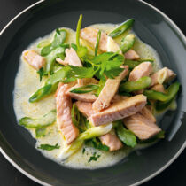 Fischpfanne mit Sellerie