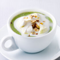 Grüner Cappuccino